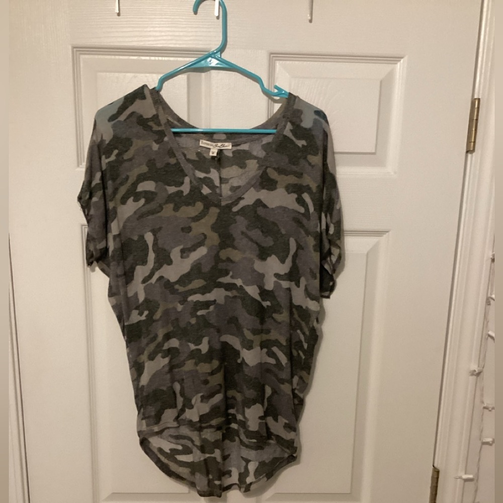 Sheer tunic.
